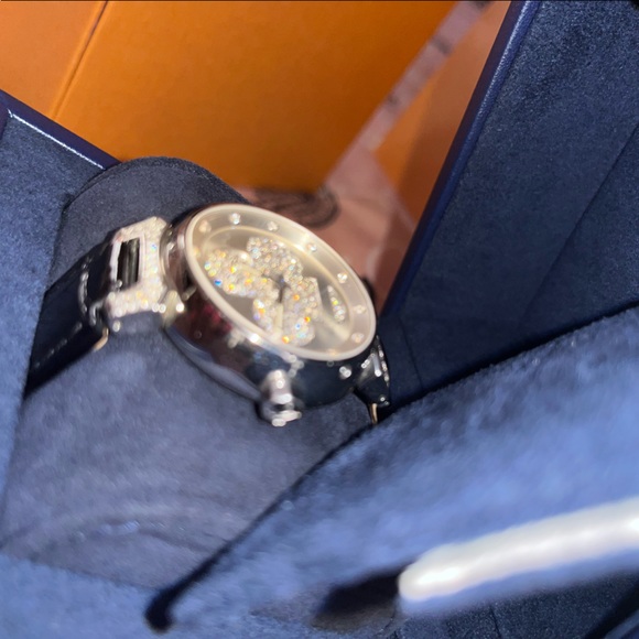 LOUIS VUITTON TAMBOUR DIAMONDS💎💎💎 WATCH - Picture 5 of 13
